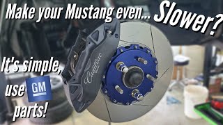 Mustang Big Brakes Front and Rear for less than $600! 1979-2004 (ATS Brembos Front, Taurus Rear)