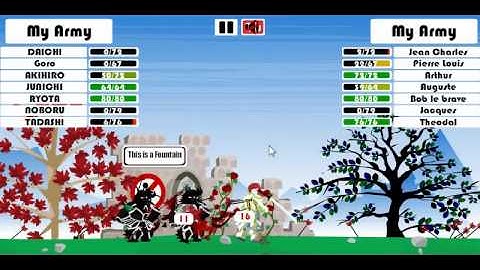 Flash Interface for a Browser Web Game