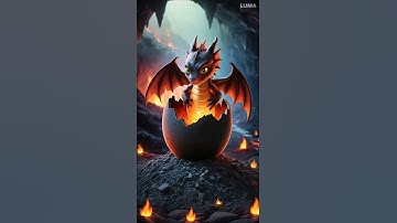 Dragon Baby Coming Out From The Egg AI Art Prompts Animation Tutorial #aiart #aianimation #dragon