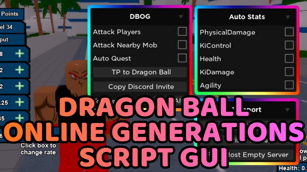 Dragon Ball Online Generations GUI