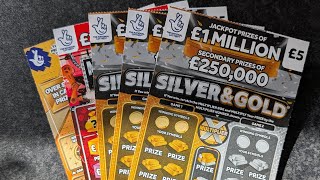 £25 Mix of £5 Allwyn UK National Lottery Scratch Cards