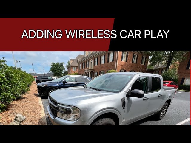 Wireless CarPlay Adapter. Worth the investment! : r/FordMaverickTruck