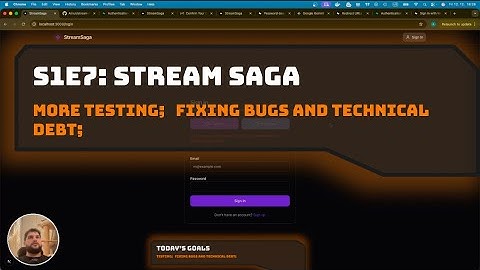 S1E7: StreamSaga - Testing, fixing bugs and tech debt with Supabase, Cloudflare and Antigravity;