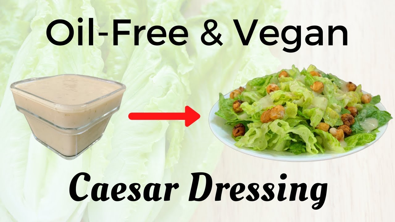 NutFree, OilFree, SoyFree & WFPB Creamy Caesar Dressing! YouTube
