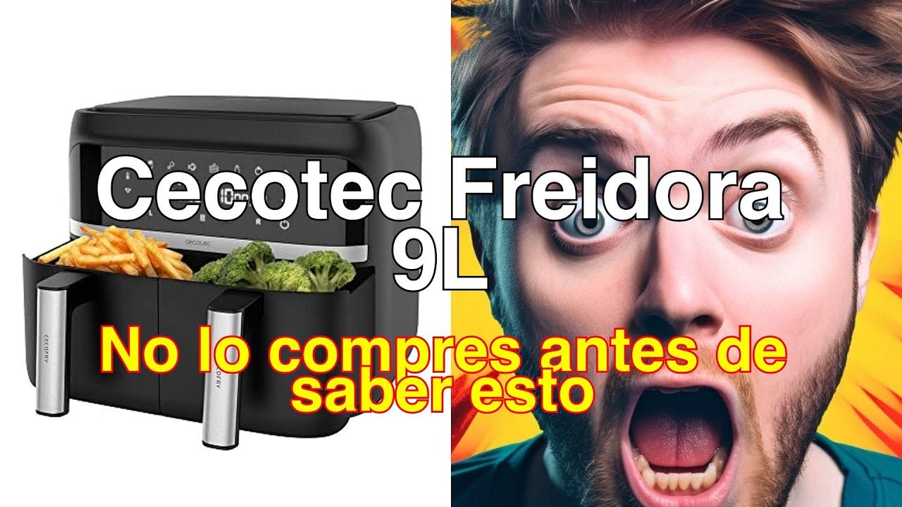 Reseña de la freidora sin aceite Cecotec Cecofry Advance Double de