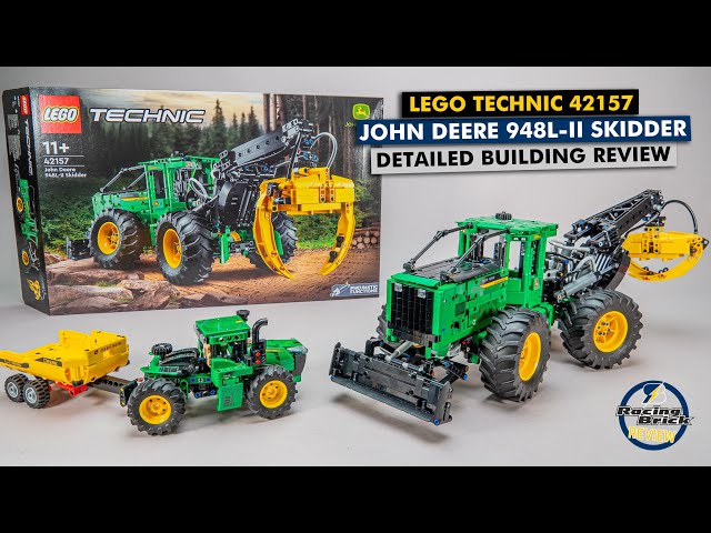  LEGO Technic John Deere 948L-II Skidder 42157 Advanced Tractor  Toy Building Kit for Kids Ages 11 and Up, Gift for Kids Who Love  Engineering and Heavy-Duty Farm Vehicles : Toys 