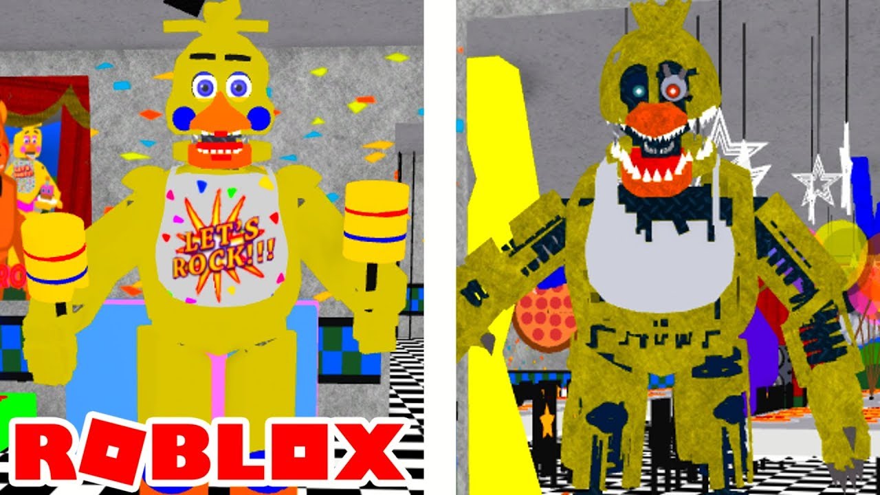 How To Get Rockstar Chica Badge And Nightmare Chica Badge In Roblox Five Nights At Freddys 2 - freddy pants code for roblox