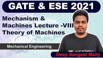 Mechanism & Machines Lecture - VIII | Theory of Machines | Deep Sangeet Maity
