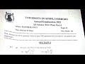 Mathematics paper 2 2023 || AD science & BSC part 1|| Sindh university past paper