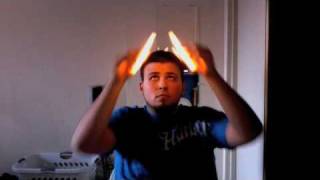 Triangle first attempt..... and fail...... ( Glowsticking.com)