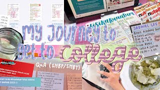 Study Vlog : Cerita tentang perjuangan mendapatkan PTN👩🏻‍🎓🌟 Gagal SNBP? Tips+QnA | Indonesia🇮🇩