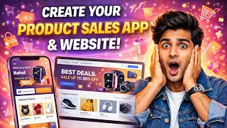 Create your own E-commerce shopping app website development tamil online appxnow