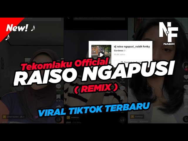 DJ Raiso Ngapusi - Tekomlaku Official || Viral Tiktok Terbaru - Sound Gardewa ( Nabih Fvnky ) class=