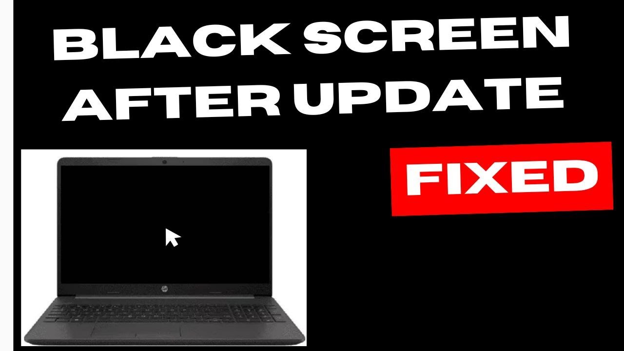 Windows 11 Black Screen after installing Windows Update Fixed - YouTube