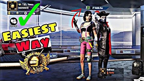 How To Get middle Man Title In PUBG MOBILE | Easiest Way To Get middleman Title | PUBG MOBILE