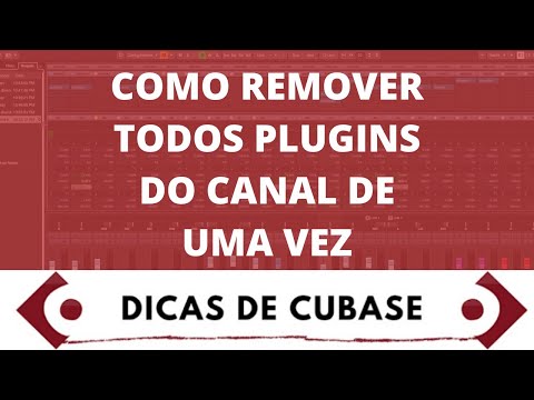 HOW TO REMOVE ALL PLUGINS FROM A CHANNEL AT ONCE IN CUBASE