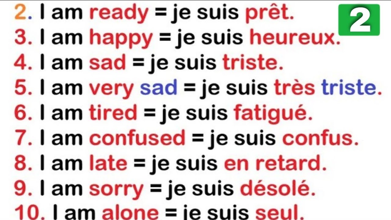 250 phrases pour bien améliorer votre anglais | partie 2 | easy french sentences