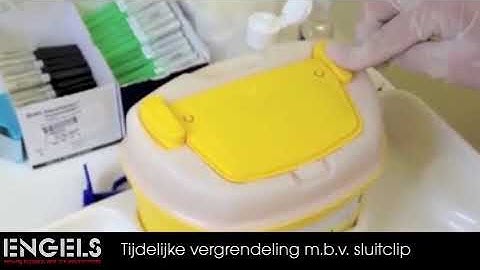 Hoe gebruikt u de naaldencontainer? Medische afval inzameling | Engels Group
