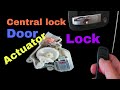 How to test a power lock central lock door lock actuator on a car /not working..