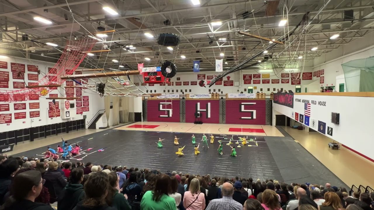 UConn winter guard finals at Salem