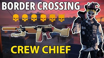 PAYDAY 2 - Border Crossing DSOD Solo No Ai, Downs, Uppers - Crew Chief LMG Build