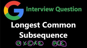 Longest Common Subsequence - Dynamic Programming - Leetcode 1143