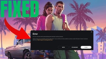 How To Fix An Error Occurred While Authenticating With Rockstar Games Services GTA 5 (Easy Fix)