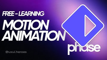 Start motion design from zero! beginner