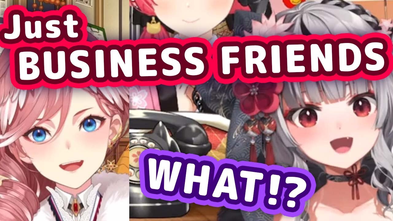 Chloe's Reaction to Lui Saying They're "Business Friends" is Priceless 【ENG Sub/Hololive】