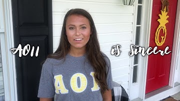 WKU Alpha Omicron Pi Recruitment Video 2020