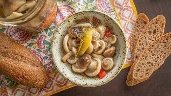 Pickled Honey Mushrooms