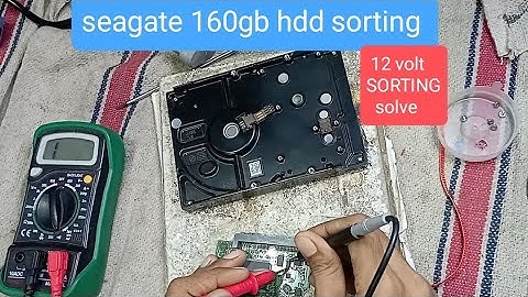 seagate 160gb hdd sorting!  seagate hdd 12volt sort #seagate