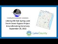 Lake County Stormwater Management Oak Spring Lane Storm Sewer Bypass - September 20, 2022