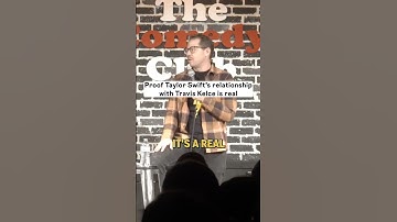 Taylor Swift is bringing people TOGETHER! #taylorswift #standupcomedy #traviskelce #funnyshorts