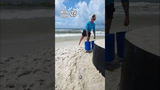 Guess how much water it takes! #water #sand #satisfying #asmr #work