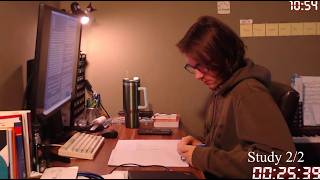 study with me live | 4 hours - pomodoro 60/10