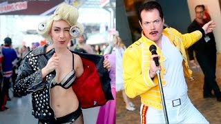 Cosplay Remix: MUSIC ICONS - Daft Bunk, David Bowie, Lady Gaga, Deadmau5 & More!