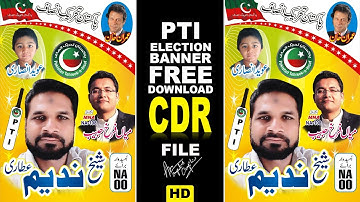 Coreldraw | how to make PTI Election Flex in Coreldraw  - 2018