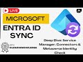 Microsoft Entra Connect Sync – Deep Dive: Service Manager, Connectors & Metaverse Identity Check 🔴