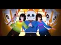 Mmd  undertale  megalovania  full animated fight