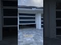 Clean modern glass garage doors 💪