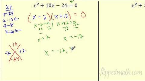 Algebra - Factor Trinomials