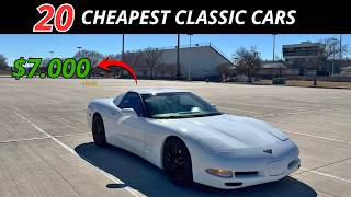 20 BEST CHEAP CLASSIC CAR FINDS Cheap Classic Cars For Sale