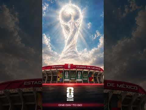 ONE DAY TO GO…. Fifaworldcup2026 #shorts #fifa #worldcup