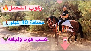 # فلوق (49) رحلة مع الخيل 30كيلو ركوب😅