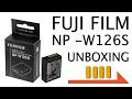 Fuji Film NP-W126S Battery Unboxing