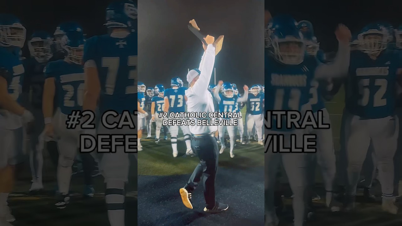 DETROIT CATHOLIC CENTRAL DEFEATS BELLEVILLE🤯 
