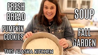 FALL Cook With Me | Bread, Soup & Pumpkin Cookies