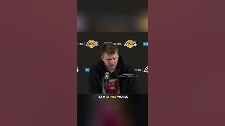 “I want a trade back to Dallas” - Luka Doncic Postgame Interview - Lakers vs Jazz