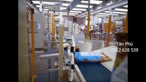 Máy xếp bao bi lên pallet tự động - 0912 628 539